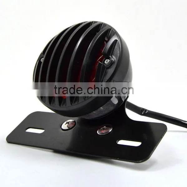BJ-LPL-038 Metal Bracket and Aluminum Housing Sportbike Motorcycle License Plate Bracket With Tail Light photo-2
