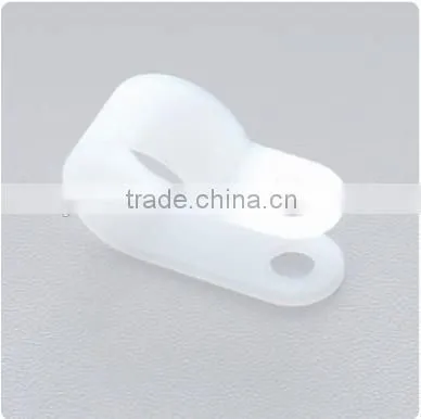 cable clips factory, R cable clip, Plastic cable clip