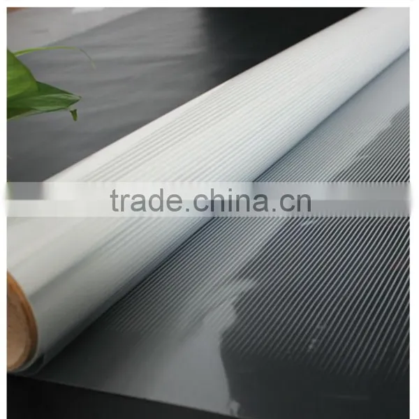 Decorative PET White Perpendicular Stripe Gradation Window Film Similar to 3M Window Film photo-2