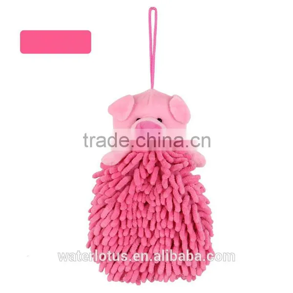 2015 New Style Cute Animals Durable Home Decoration Chenille Kitchen Hanging Hand Towel photo-4