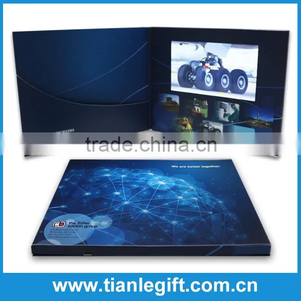 Paper Material and Card Product Type Lcd Video Card