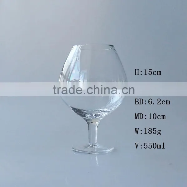 Unique Brandy Glass for Full Flavour Appreciation Also Suitable as an Absinthe Pipe Leadfree Blown Manufacture photo-3