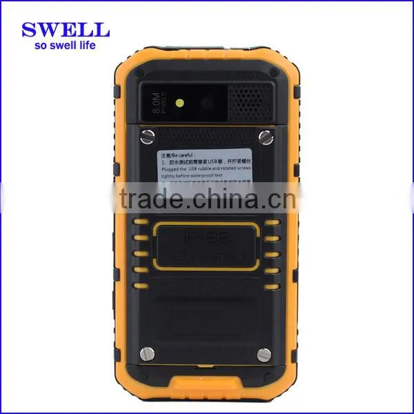 Newest 4.3 Inch Telefono Cellulare NFC Rugged Phones With 1G Rom 8G Rom UHF Walkie Talkie PTT Outdoor GPS 3G Phones A9 Wholesale photo-5