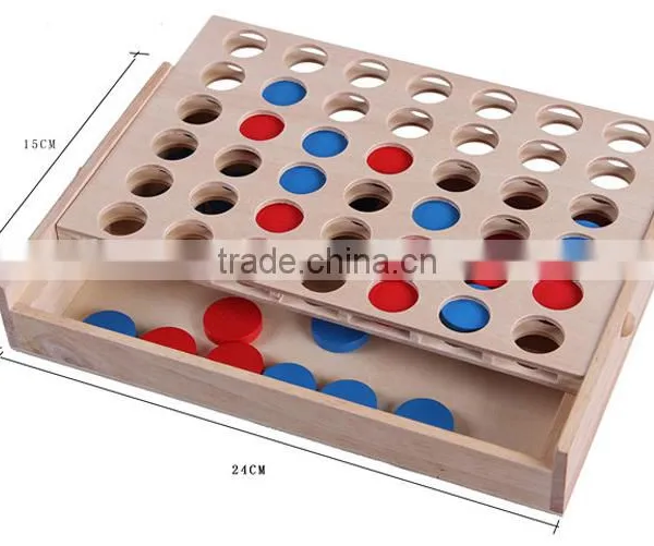 Wooden Connect Four Game photo-2
