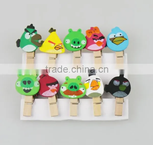 Promotion Gift 2016 Hot Sale Chinese Factory Custom Woden Hair Clip photo-3