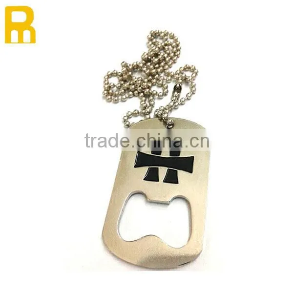 2015 New Product Custom Stainless Steel Dog Tag Pendant
