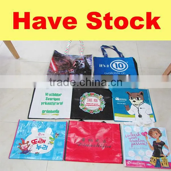 Stock Shopping Bag Different Size and Color Mixed Pp-non-woven Bag