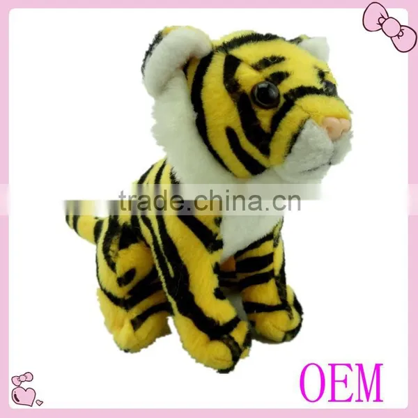 Custom Cute Plush Tiger Toys Animal Keychain photo-2