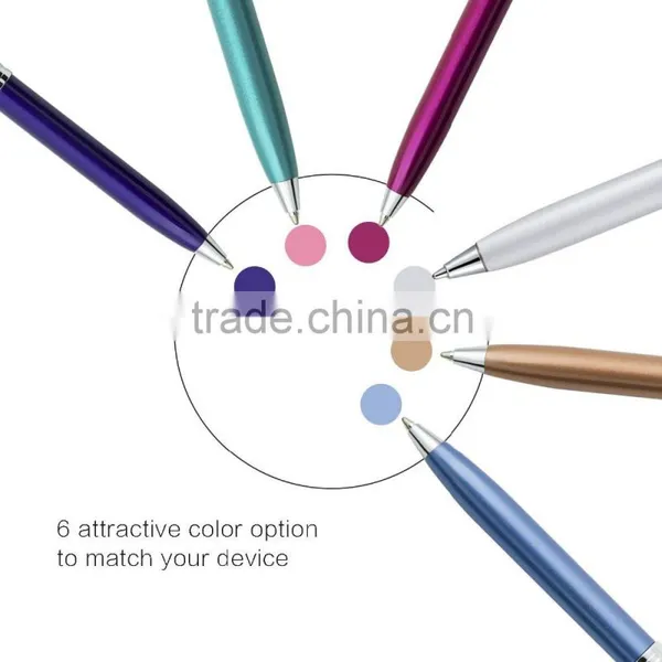 Stylus Pen, [6-Pack] Colors 2-in-1 Slim Crystal Diamond Stylus And Ink Pen for Touch Screen Devices for IPhone /ipad/tablet photo-6