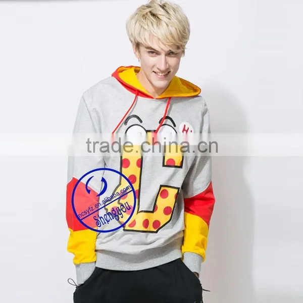 Fashion Design Custom Made Hoodies Men With Printing photo-3