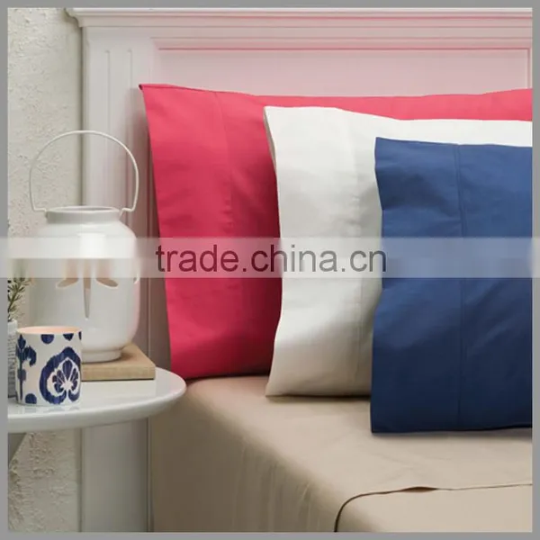 Cotton/polyester/microfiber/bamboo Beding Set With Good Quantity Bed Sheet Set and Pillow Covers,solid Colors With Cuffed Head