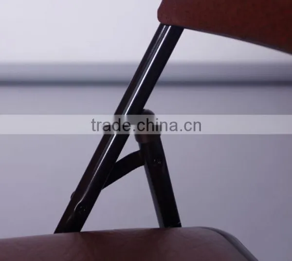 Hot Cheap PU Leather Folding Chair With Metal Frame 1083A photo-3