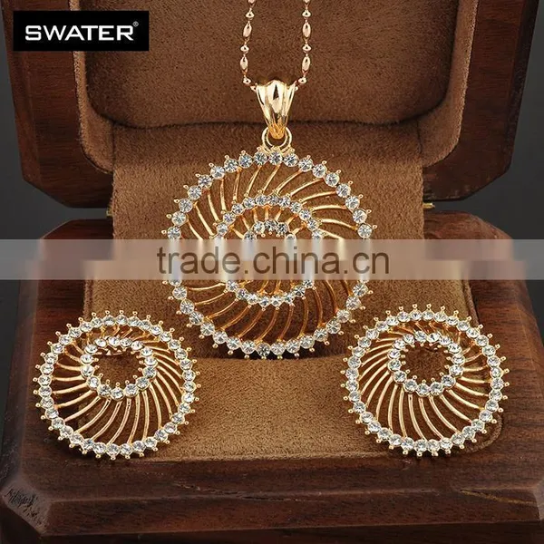 Fine Jewelry Wholesale Gold Stainless Steel Set Jewelry photo-4