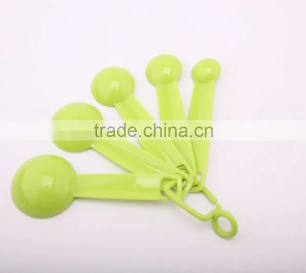 Cheap Price 8-Piece Plastic Measuring Spoons, Green photo-5