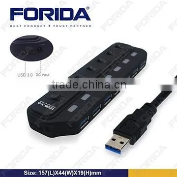 7 Ports USB 3.0 HUB With Independant Buttons Usb 3.0 Hub photo-4