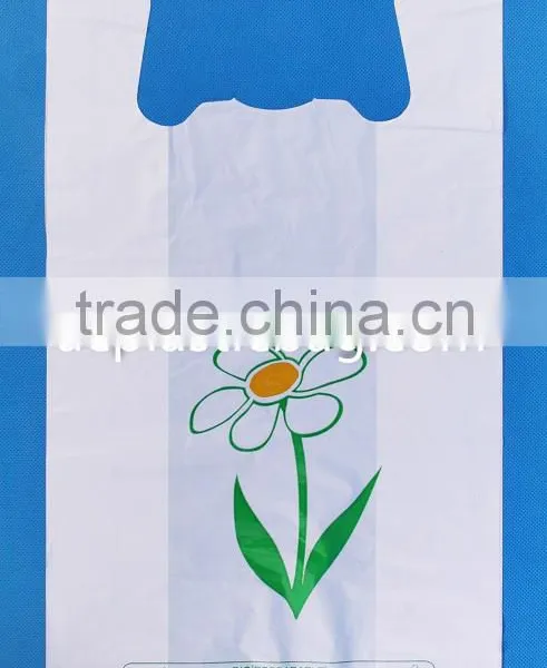 Biodegradable Plastic Bags T-shirt Plastic Bags With Oxo-Biodegradable Additive D2W photo-3