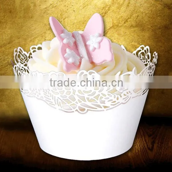 Rose Baking Cups for Cupcakes Cake Decorating Paper for Weddings photo-4