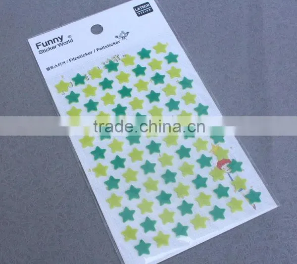 OEM Felt Sticker,felt Sticker for Home Decoration ,custom Felt Sticker Christmas photo-2