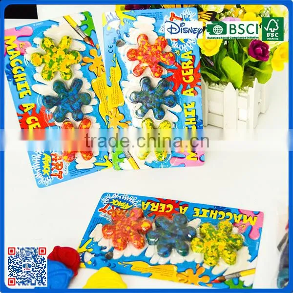 2016 Wholesale Flower Shaped Crayon Into Blister Card for School Kids photo-5