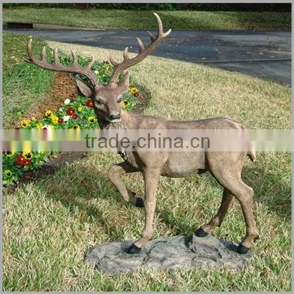 Home Decor Metal Bronze Elk Statue Sculpture for Sale photo-2
