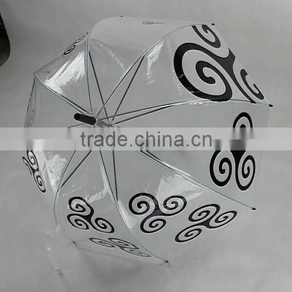 2015 Fashion Promotion Dome Transparent Umbrella photo-3