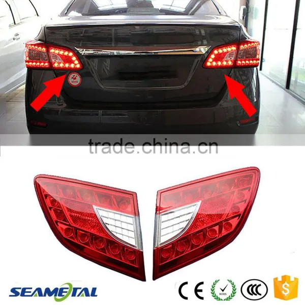 Car Rear Light ABS Brake Lights Rear Trunk Lamp LED Inside Taillight Assembly For Nissan Sentra 2014 2015 2016 Quality Choice