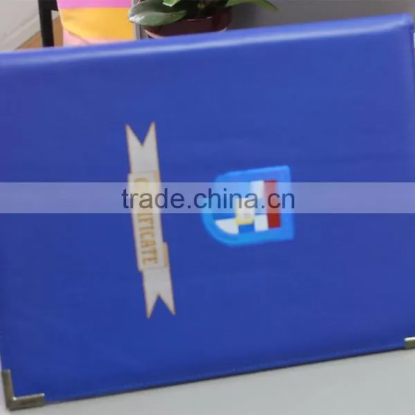 Best Selling Pu/genuine Leather Customer Design Certificate Holder photo-2
