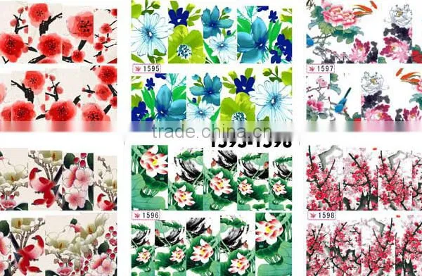 2016 New Beauty Flowers Color Nail Art Sticker Water Transfer photo-3
