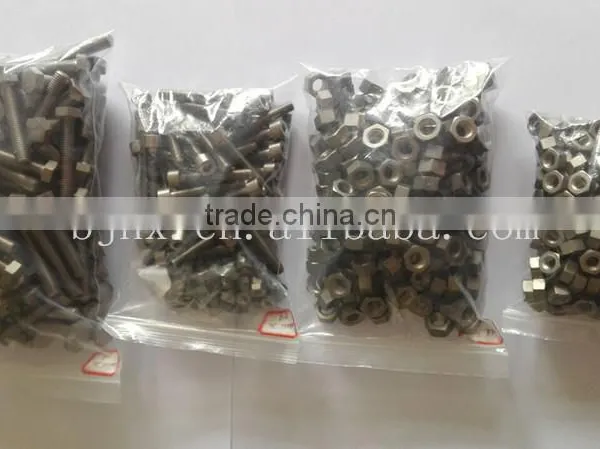 TA2 Titanium Hexagon Screw M6 M8 M10 M12 M16