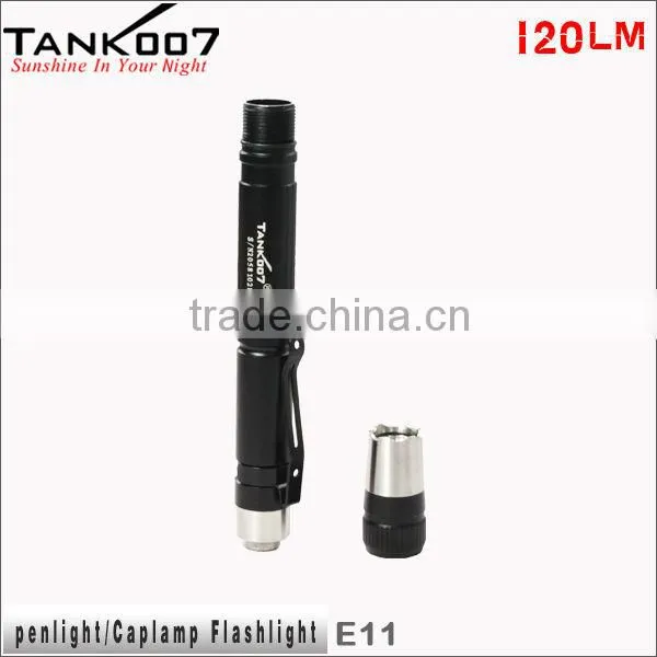 Dry Battery Power Source and Mini LED Light Torch Flashlight Silver photo-5