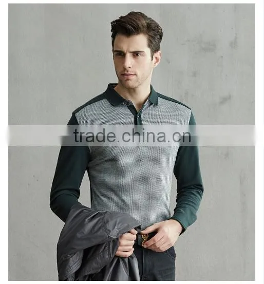 Men's Casual Bussiness Long Sleeve POLO Shirt photo-3