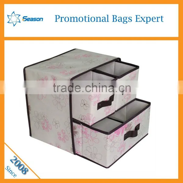 Ooem Non Woven Fabric Foldable Storage Box Clothes Storage Box Containing Box Supplier's Choice photo-2