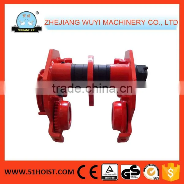 Hand Chain Pulling Geared Trolley Plain Trolley photo-2