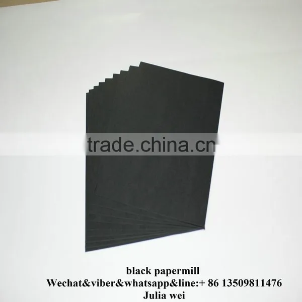 Black Paper With Grey Back Laminated Board Black Paper Cardboard/core Board Paper/core Black Cardboard Paper photo-3