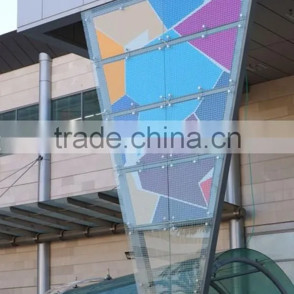 Safety Tempered Colored Printed Glass Pot Decorative With Factory Price photo-3