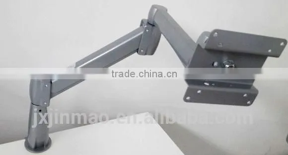 Metal Standard Aluminum Material Flexible Desk Clamp Mount Lcd Table Stand Holder Folding Bracket photo-6