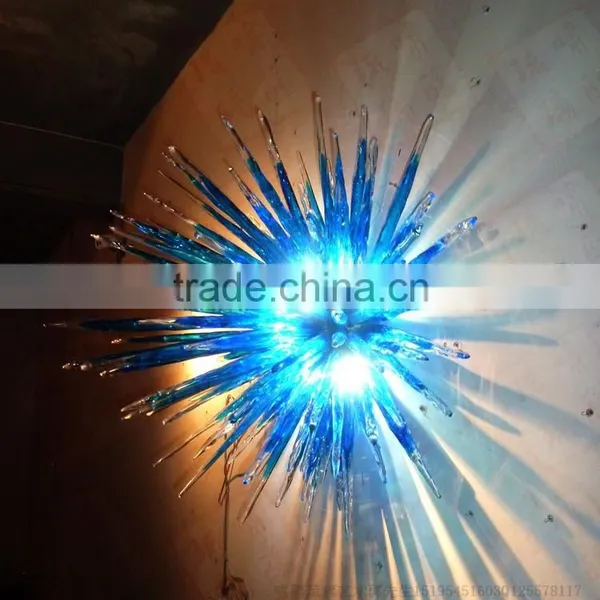 Hand Blown Glass Wall Decoration XO-20150703&Murano Glass Chandelier From Famous Chinese Glass Artist Mr Ou photo-5