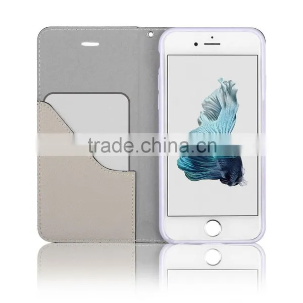 C&T Detachable Strap PU Leather Wallet Handbeg Protective Smartphone Shell for IPhone SE photo-2