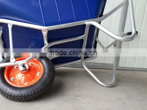 WB1208, 47L Japanese Market High Quality Alloy Construction Concrete Wheelbarrow, Japanese Wheelbarrow photo-3