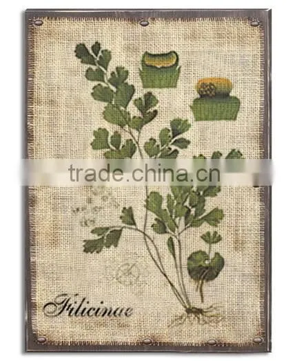 Wooden Wall Linen Printing Board For Home Decoration