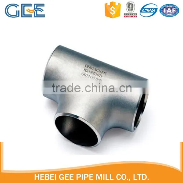 Sa234 Wpb Smls Heavy Wall Thickness Carbon Steel Pipe Tee photo-3