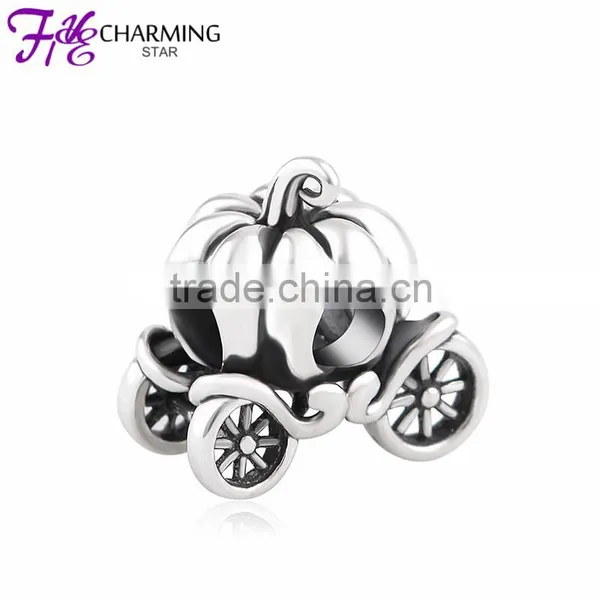 Halloween Coming Pumpkin Design Bracelet Charms Jewelry