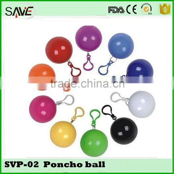 China Supprier Promotional Gift Water Proof Raincoat Disposable Poncho Ball photo-5