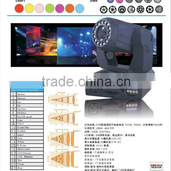 575W Lamp, Color Spot MAC 550, Moving Head Stage Lighting , 575 Moving Head Spot Light photo-2