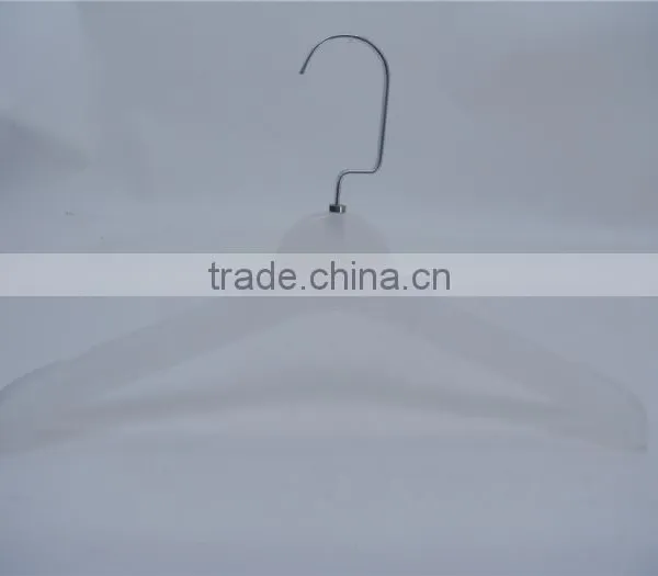 HEAD 16" Wholesale White Plastic Suit Coat Hanger for Garment Clothes photo-2