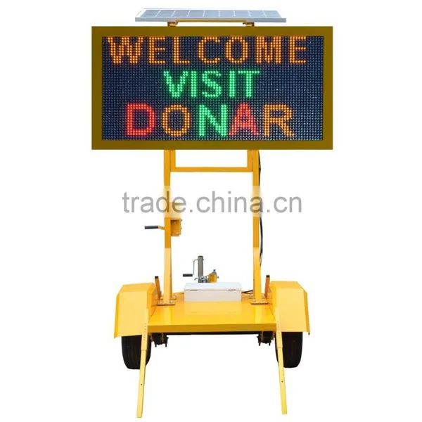 Solar Powered Trailer Mounted Variable Message Sign photo-4
