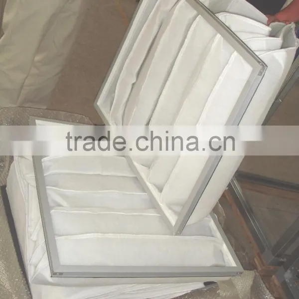 JF High Efficient Synthetic Pocket Filter High Efficiency Hepa Filter H13 photo-3