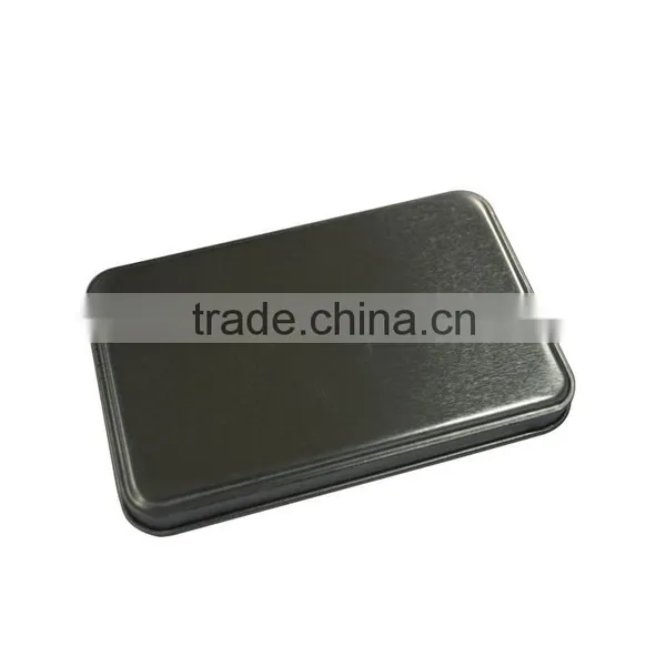 Small Square Candy Mint Case Tin Box With Hinge Custom Emboss Lid/tin Box photo-5
