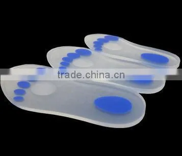 Good Quality Silicone Insoles/heel Cups/insolent Boots