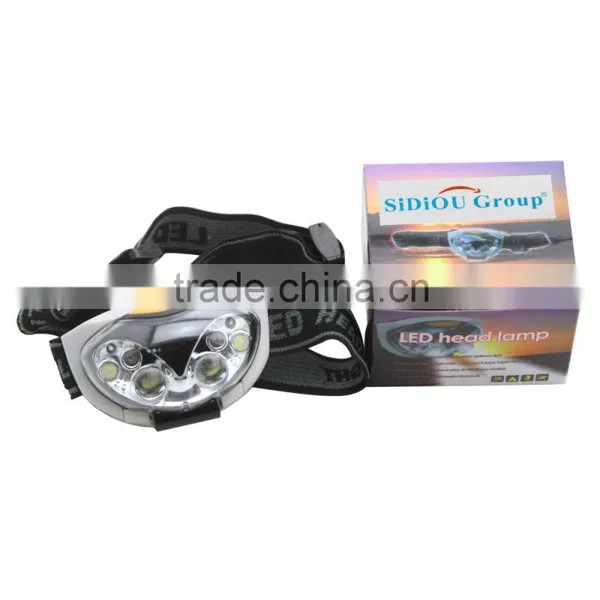 6 LED Lights 300Lumen 3 Mode Outdoor WaterResistant Headlight Night Fishing Camping Hiking Cycling Climb WaterProof Headlamp photo-6